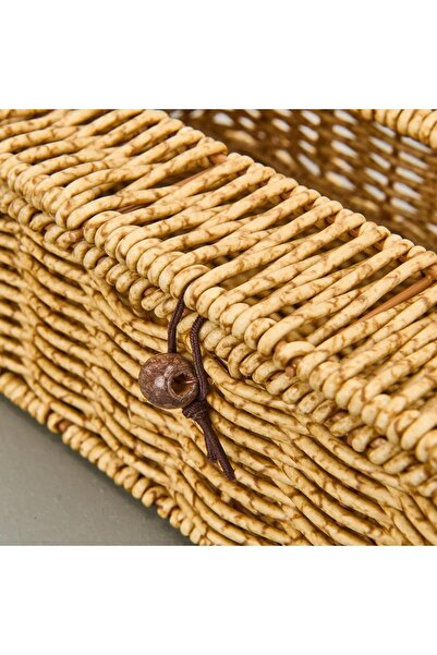 MİEN Mien Rattan Rectangular Covered Napkin Holder 535