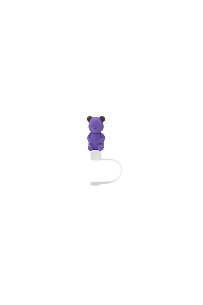 GECEDENİZ Straw Stopper Thermos 3D Three Dimensional Jelly Bean