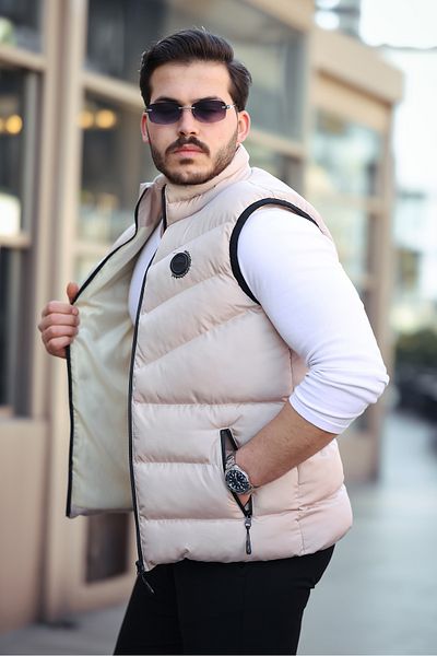 S&M CLOTHİNG New Season Arm Detail Water & Wind Proof Inflatable Vest