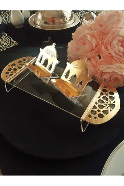 pafipet evcil hayvan ürünleri Umre Hediyesi Gold Hurmalik Sunumluk Lokumluk M...