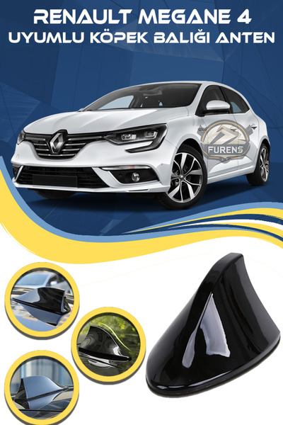 Furens Renault Megane 4 Uyumlu Oto Balık Sırtı Anten Elektrikli Köpekbalığı B...