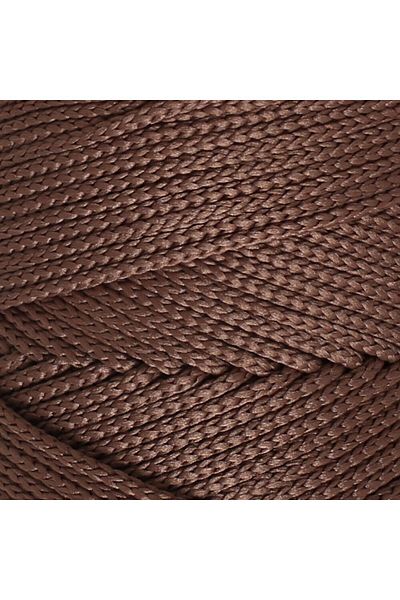 SAVA HOME COLLECTİON Loren Polyester Soft Macrame Brown Πλεκτό Χειροποίητο Σχοινί - LM032 - 34438