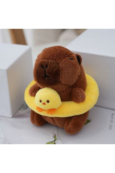 Choice Yellow-duck Cute Capybara Plush Toy Hoodie With Wings Simulation Doll Small Size Stuffed Animals Ani