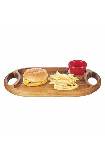 Biradlı Hamburger Sunum Tepsisi