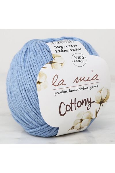 SAVA HOME COLLECTİON Πλεκτό χειροποίητο μωρό La Mia Cottony Blue - P9-L009