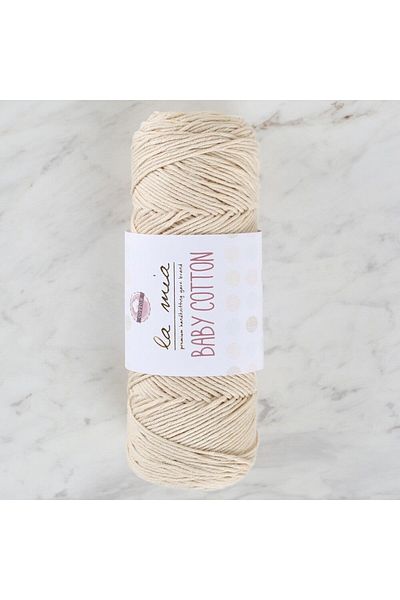 SAVA HOME COLLECTİON La Mia Baby Cotton Cream Πλεκτό Σχοινί - L002 - 33636