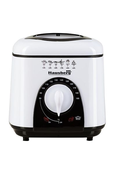 Hausberg Φριτέζα Hb 1320ng, 950 W, 1 L, Λευκό/μαύρο