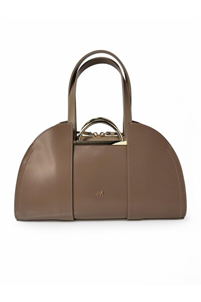 Matmazel Mademoiselle Betelgeuse Mink Women's Hand and Shoulder Bag 36X20X9Cm