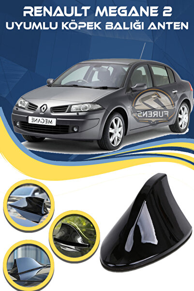 Furens Renault Megane 2 Uyumlu Oto Balık Sırtı Anten Elektrikli Köpekbalığı B...