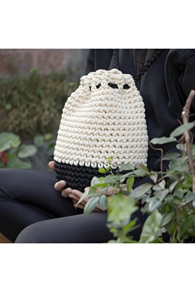 posy Loren XL Macrame Red Hand Knitting Lanyard - R048 - 33714