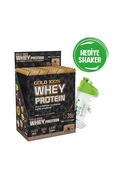 Torq Nutrition Lemon Colored Gold Whey Protein - 35 gr x 7 Sachets