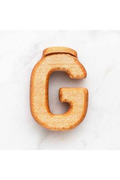 N&M STORE هوبي بيبي حرف خشبي عضوي - Ğ