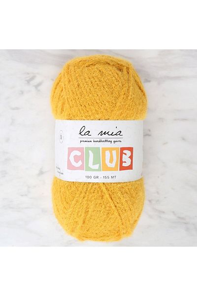 SAVA HOME COLLECTİON Πλεκτό νήμα La Mia Club Mustard - 619