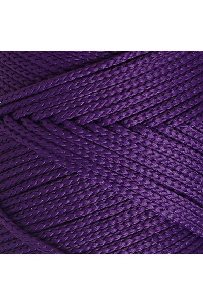 SAVA HOME COLLECTİON Прежда за ръчно плетене Loren Polyester Soft Macrame в тъмно лилаво - LM037 - 34442