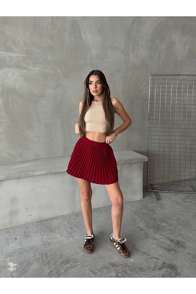 HASYAMORE MINI FUSTA FEMEIE MINI FUSTA PREMIUM PLISATA