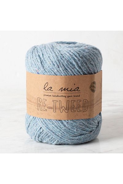 SAVA HOME COLLECTİON La Mia Re-Tweed Blue Melange Πλεκτό Χειροποίητο Σχοινί - L106 - 34409
