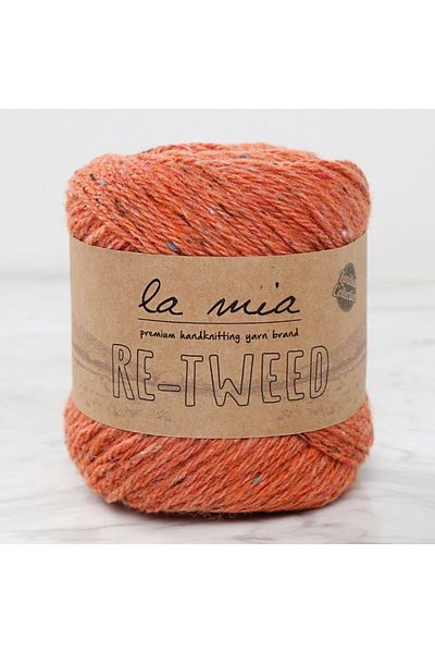 SAVA HOME COLLECTİON La Mia Re-Tweed Orange Melange Πλεκτό Χειροποίητο Σχοινί - L144