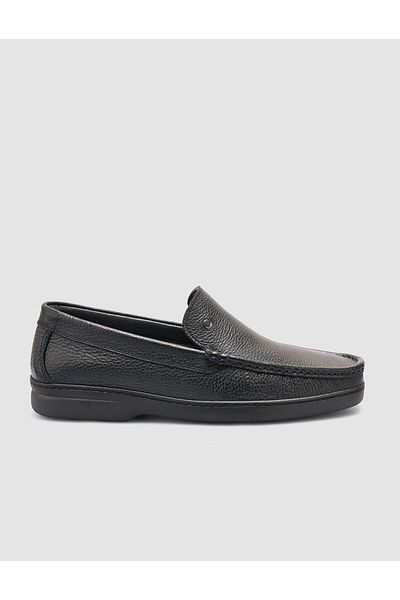 Cabani 100% Genuine Leather Black Men's Shoes