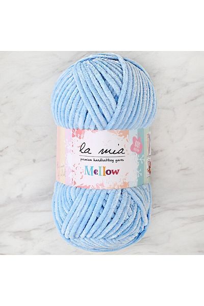 SAVA HOME COLLECTİON La Mia Mellow Baby Blue Πλεκτό Χέρι - 907 - 34156