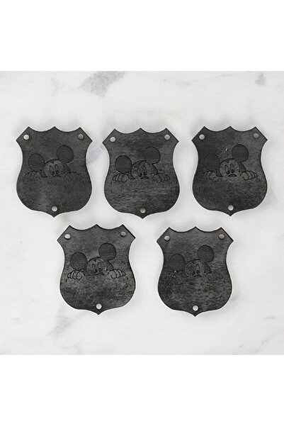 Marsilyan Loren Crafts Figured Leather Coat of Arms 5 Pieces - 1576