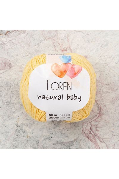 SAVA HOME COLLECTİON Loren Natural Baby Yellow Πλεκτό Σχοινί - R086 - 33942