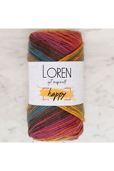 SAVA HOME COLLECTİON Loren Happy Ebruli Πλεκτό Χειροποίητο Σχοινί - Rh010 - 34295