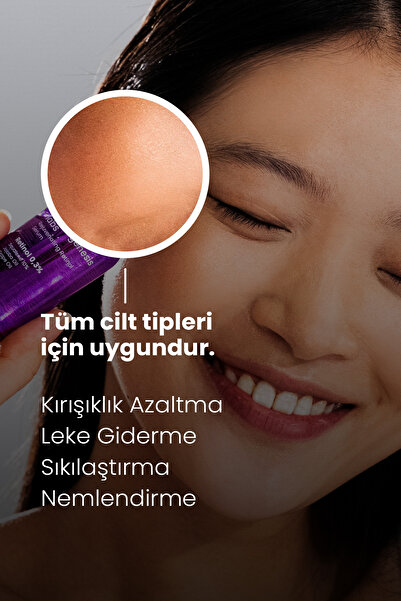 Cosmogenesis Labs %0.3 Retinol Serum 30ml - Kırışıklık Ve Leke Karşıtı Canlandırıcı Sıkılaştırıcı Vegan (%10 SKUALEN)
