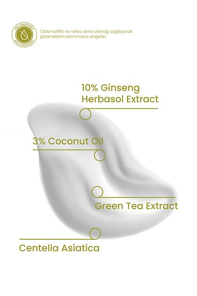 Cosmogenesis Labs قناع كريم الجينسنغ 10% 50 مل - قناع الوجه المجدد والقوي والإصلاح