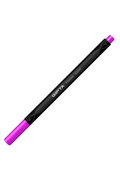 Gıpta الوردي الداكن K600 Fineliner