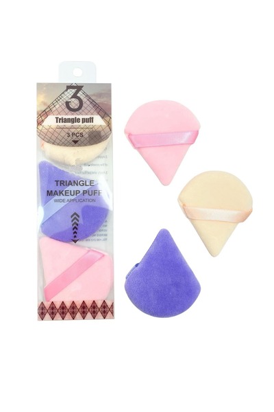 Floraglow 3 Adet Powder Puff Makyaj Süngeri
