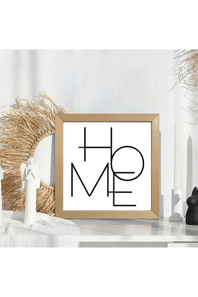 HOMEPACK Μονό Ξύλινο Πλαίσιο Πίνακας Μονοκόμματος Αφίσας Πίνακας KTC/035