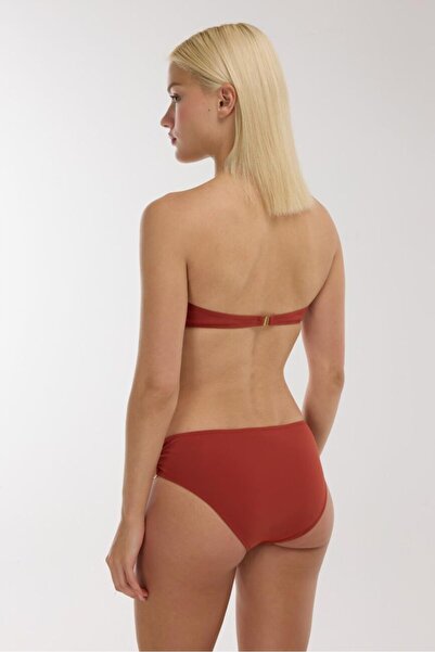 AYYILDIZ 3404 Tile Strapless Bikini Set