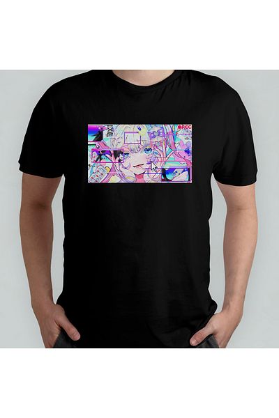 Pixxa Μπλουζάκι Unisex Cotton Crew Neck 100% % Μοντέλο 3