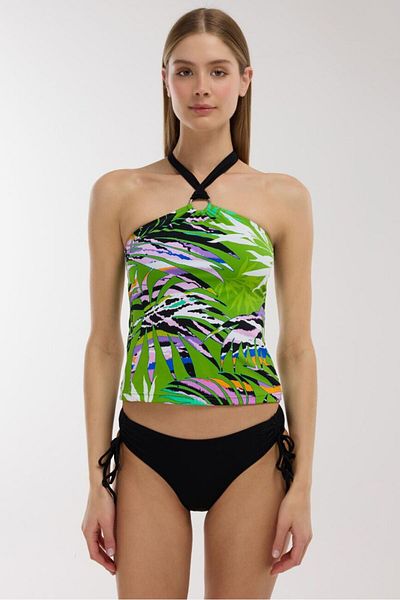 AYYILDIZ 4667 Green Patterned Tankini