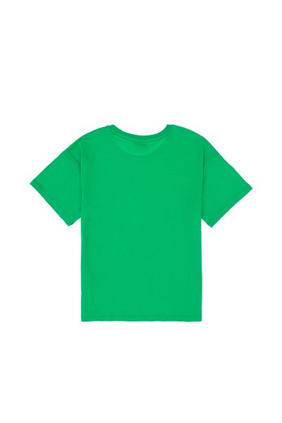 U.S. Polo Assn. Tricou verde oversize pentru băiat cu gât crew 50306498-VR020