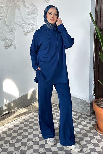 Ovn. Goblin Hooded Comfortable Set - Navy Blue