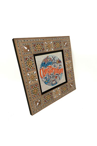Sadrazam Masa MDF imprimata cu simboluri Amsterdam 20x20 Krg-11