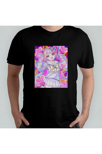 Pixxa Μπλουζάκι Unisex 100% Cotton Crew Neck Model 2
