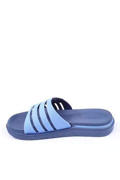 GEZER 09652 Men's Navy Blue Sea Beach Pool Bathroom Daily Slippers