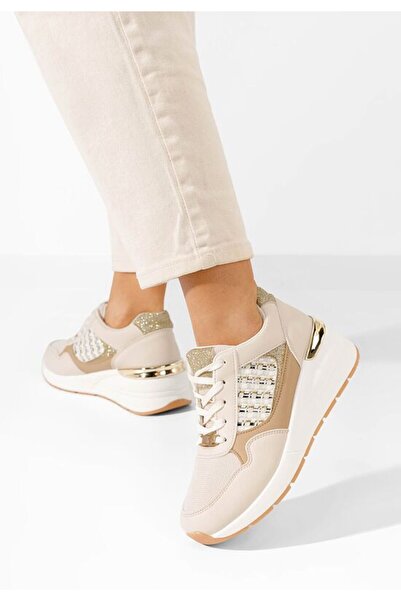 B T Shoes Sneakers με πλατφόρμα Brynda μπεζ