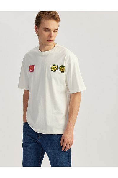 Koton Back Printed Crew Neck Short Sleeve Cotton Licensed Bugs Bunny T-Shirt