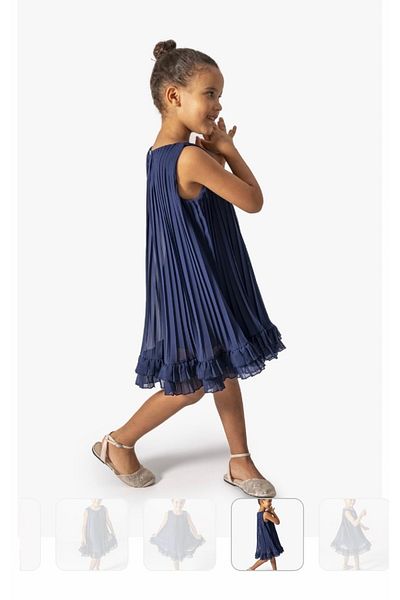 Porland Wecan Girl's Pleated Special Occasion Dress
