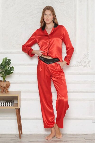 Angels Story Angel's Story 1202 Жіночий сатиновий піжамний комплект з довгими...