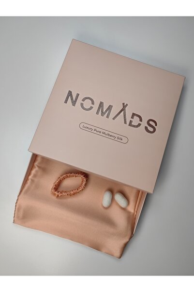 Nomads Felt Salmon Pillowcase with 100% Mulberry Silk, 16 Momme, Comfort for Skin and Hair (1 Piece, 50X70 cm)