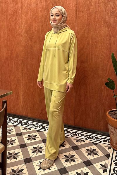 Ovn. Goblin Hooded Comfortable Set - Lime