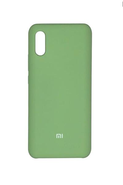 Xiaomi Redmi 9A Orijinal Silikon Kılıf Yeşil (Xiaomi Türkiye Garantili)
