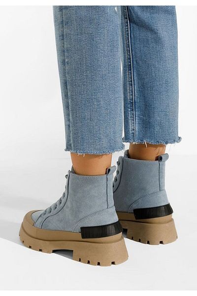 B T Shoes Ghete Sport Dama Albastre Serrena