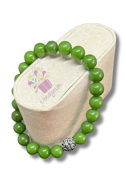 eHediyecim Taurus Energy Stone - Jade Natural Stone Bracelet
