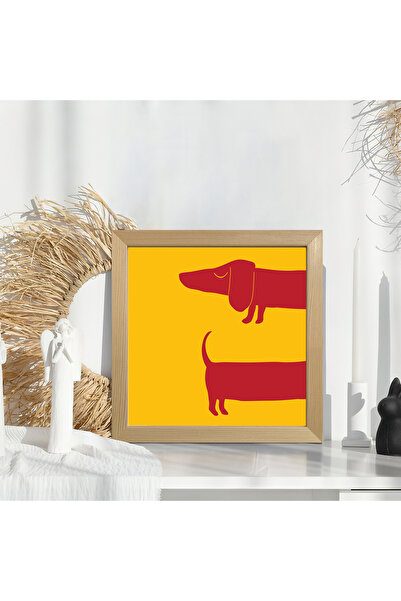 HOMEPACK Tekli Ahşap Çerçeveli Tablo Tek Parça Poster Tablo KTC/022