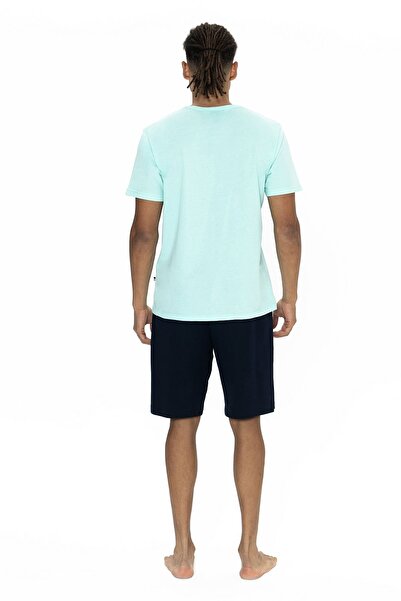 U.S. Polo Assn. Ανδρικό κοντομάνικο σετ ποδηλατικής πιτζάμα Green U.S. Polo Assn. 18877